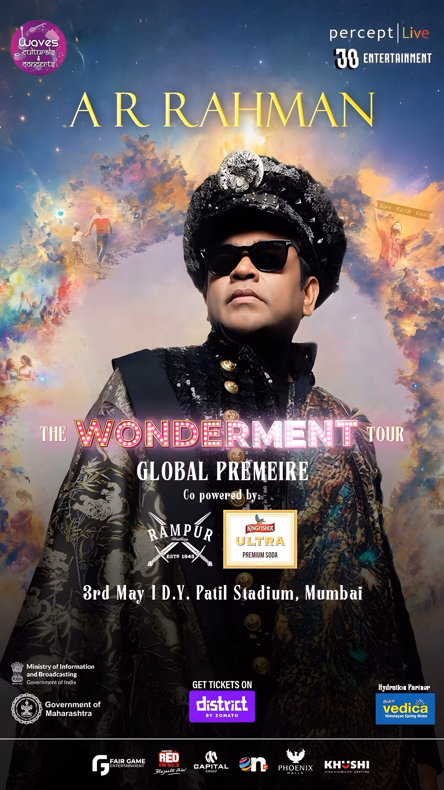 A.R. Rahman Announces The Wonderment Tour Global Premiere In Mumbai On May 3