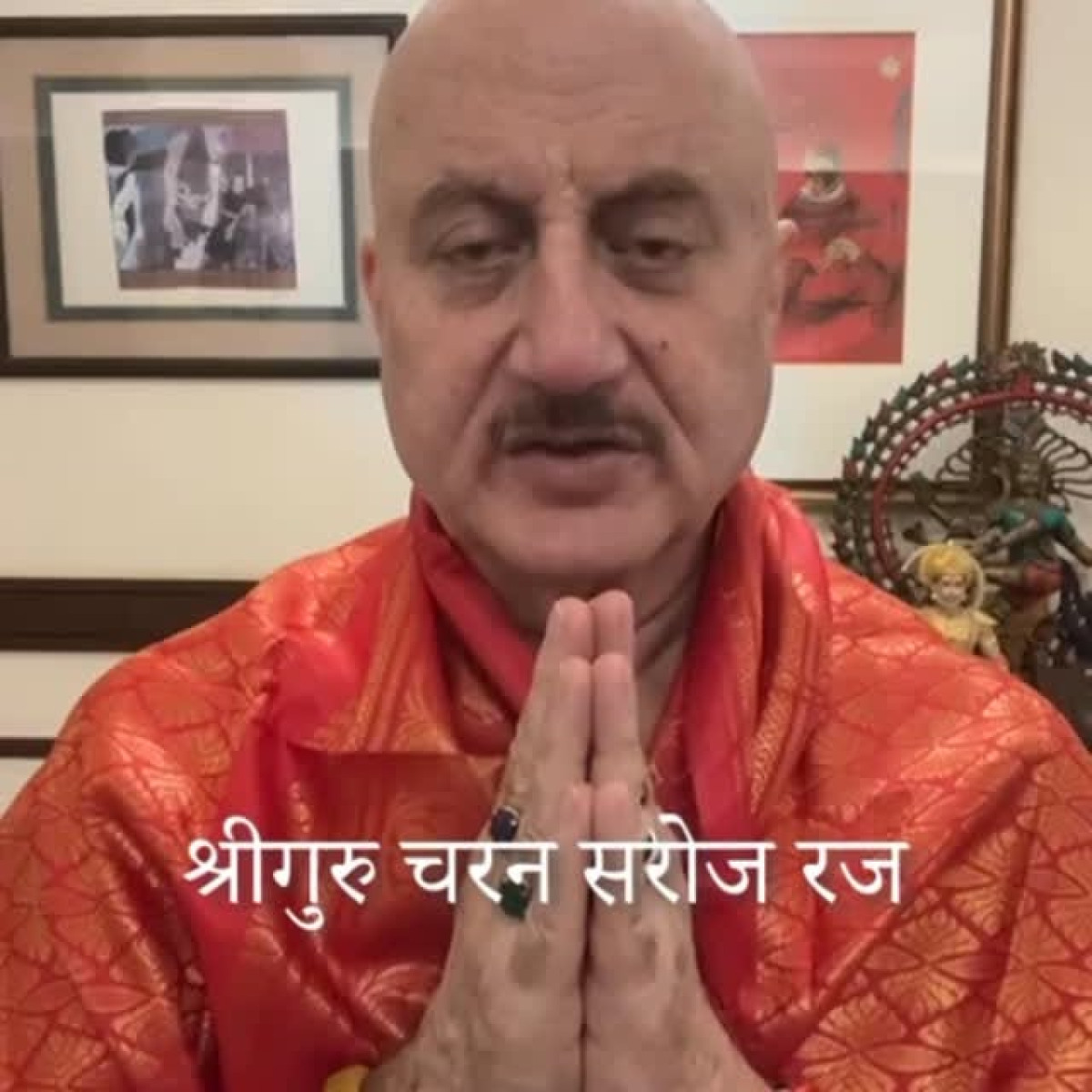 Anupam Kher Shares Devotional Hanuman Chalisa Video Celebrated actor Anupam Kher debuts his devotional Hanuman Chalisa video.