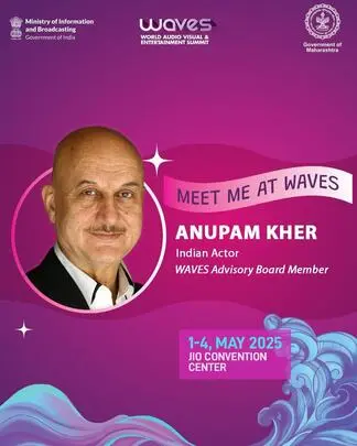 Anupam Kher To Inspire At WAVES 2025 Summit As Featured Speaker