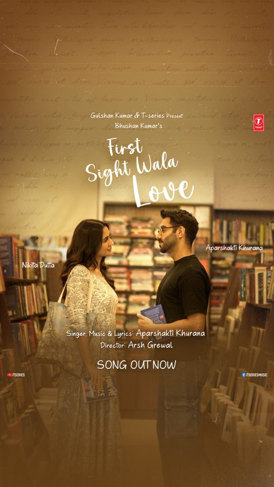 Aparshakti Khurana’s New Music Video ‘First Sight Wala Love’ Is Out Aparshakti Khurana Launches New Music Video 'First Sight Wala Love'