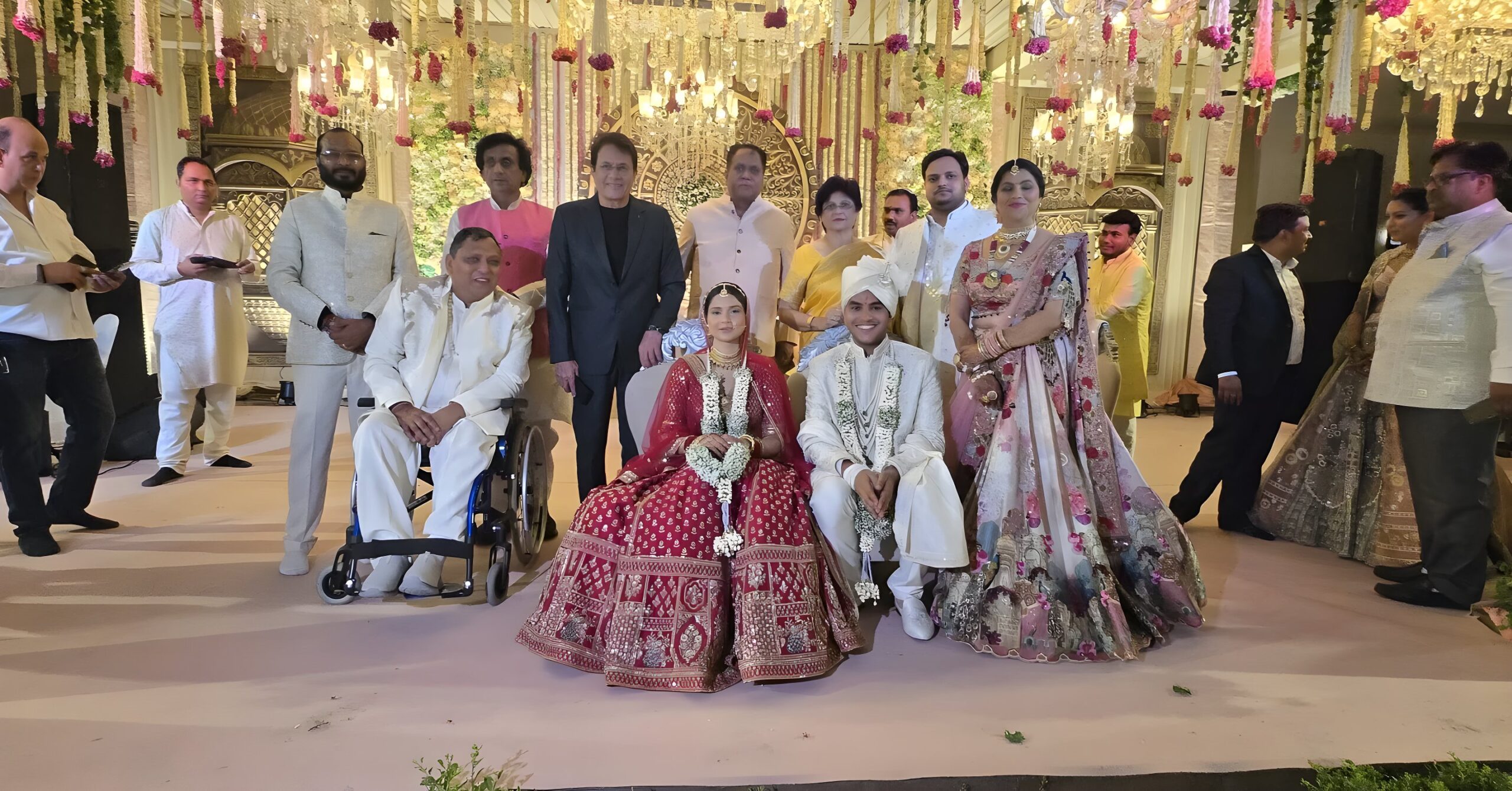 Arun Govil Attends Apex Group Chairman's Son's Wedding In Western UP