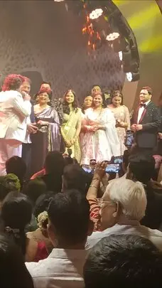 Arun Govil Shares Musical Moment With Sonu Nigam At Delhi Wedding Function