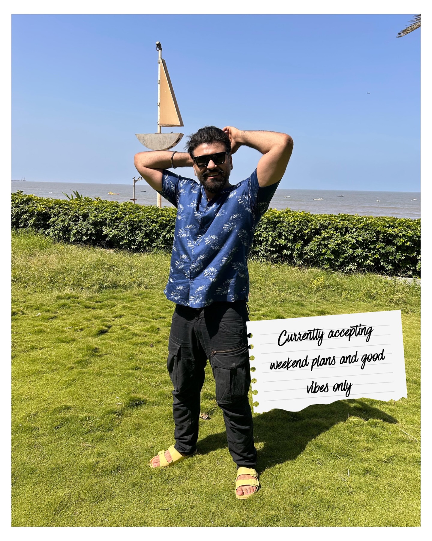 Actor showcases his lighthearted side in a series of candid snapshots.