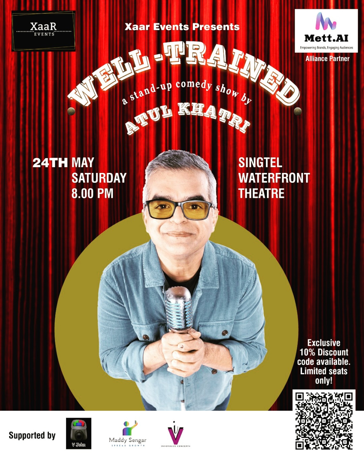 Atul Khatri Takes “Well-Trained” Comedy Tour to Singapore in 2025 Renowned Indian comedian set to ignite a laughter riot on his international tour.