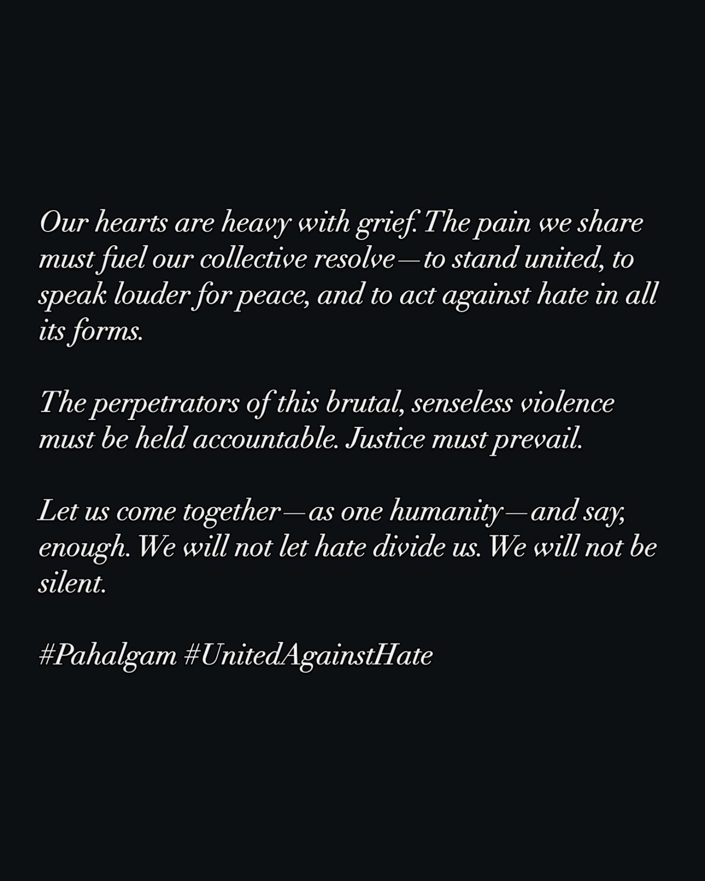 Dia Mirza Condemns Violence In Pahalgam, Calls For Unity Against Hate Actress and UN advocate rallies for peace following tragic incident in Kashmir tourist hotspot