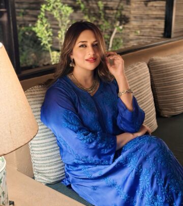 Television star gives glimpse into cherished gatherings with husband Vivek and extended family.