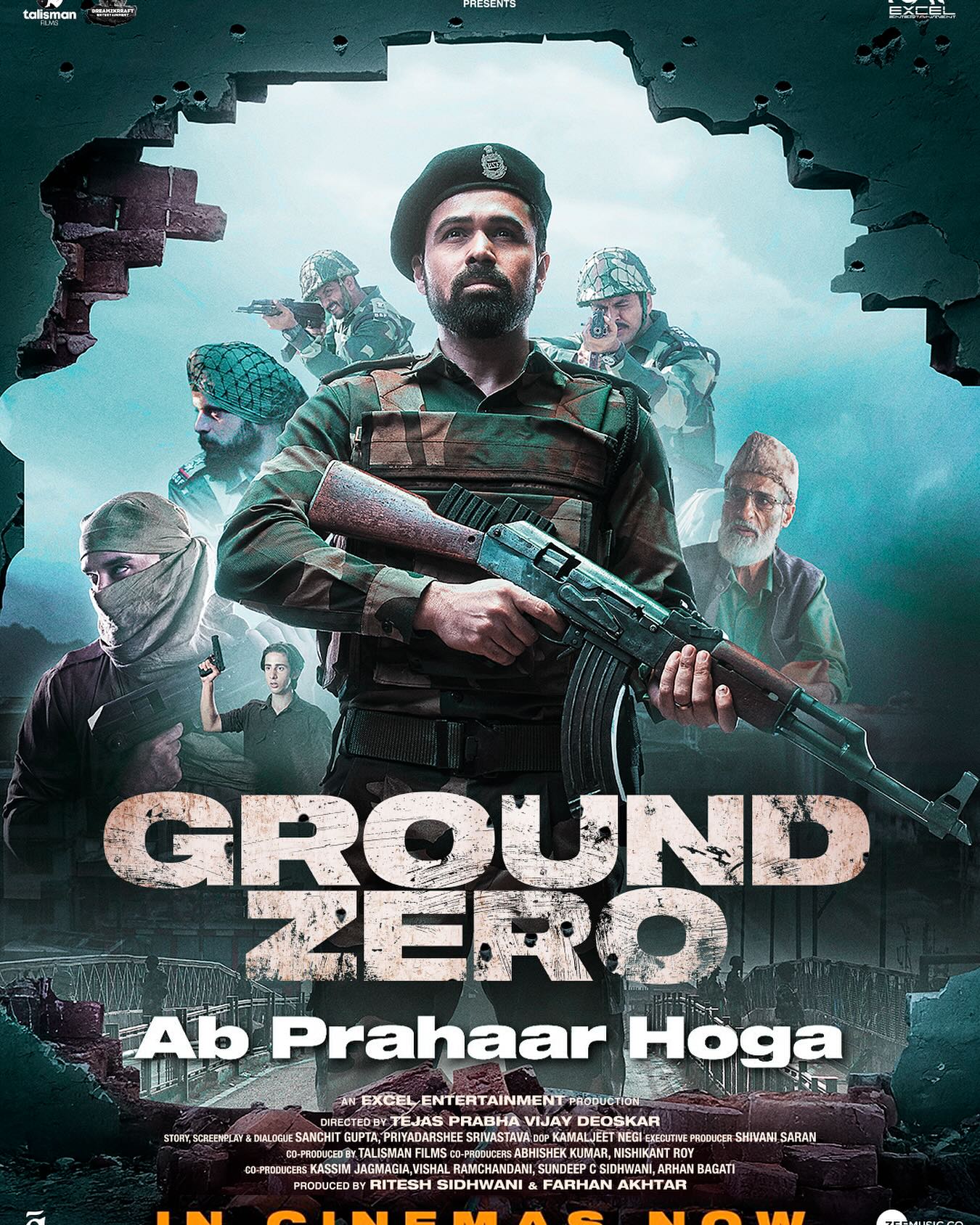 Emraan Hashmi’s Ground Zero Hits Theaters Today – Book Your Tickets Now A gripping tale of BSF's toughest mission brings Hashmi back to the action thriller genre.
