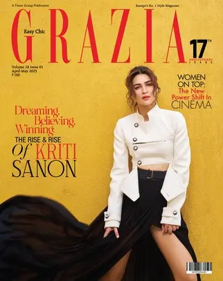 Kriti Sanon Graces Grazia India's 2025 Anniversary Issue Cover In Burberry Ensemble