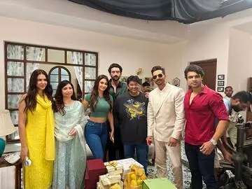 Milap Zaveri's Film Universe Expands As Stars From 'Tera Yaar Hoon Main' Visit New Movie Set