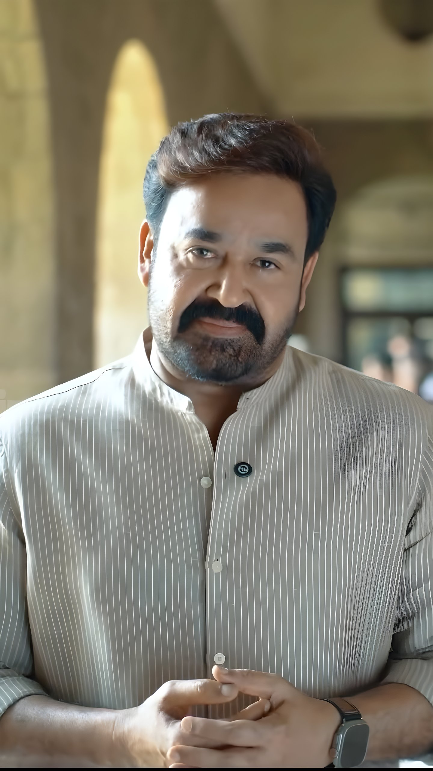 Mohanlal Shares Vishu Greetings From The Sets Of ‘Hridayapoorvam’ Cast spreads festive cheer on social media.