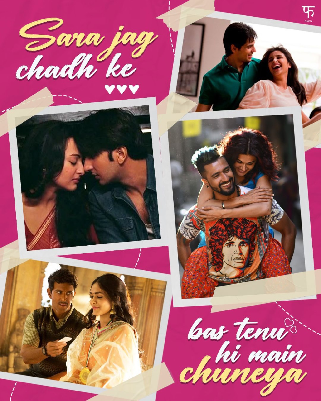 Phantom Studios Celebrates Bollywood Romance With Nostalgic Film Edit Production house shares montage from Lootera, Super 30 and other romantic classics from its catalog