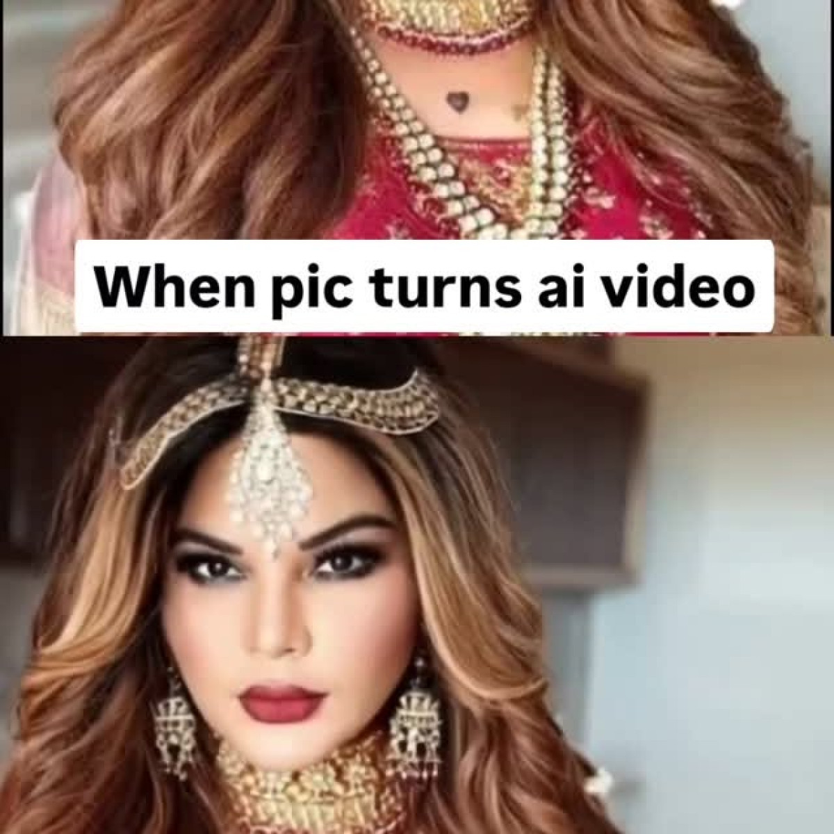 Rakhi Sawant’s AI Video Transformation: Digital Innovation Celebrity Rakhi Sawant explores a creative twist by turning a photo into an AI video.