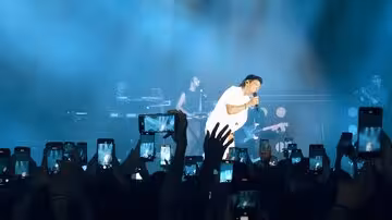 The veteran singer impressed fans with his stage presence and performances.