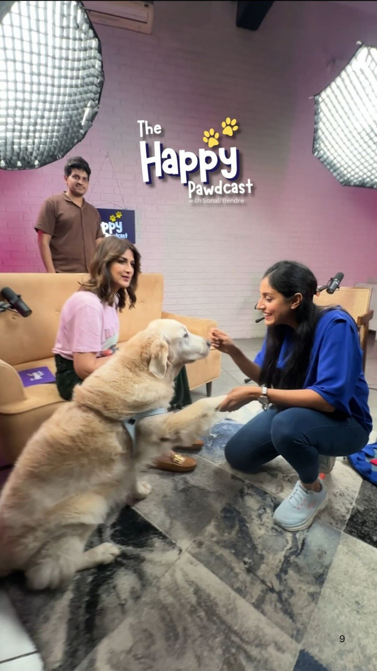 Sonali Bendre Shows Off Pupper On Happy Pawdcast A series starring adorable, four-legged furries!