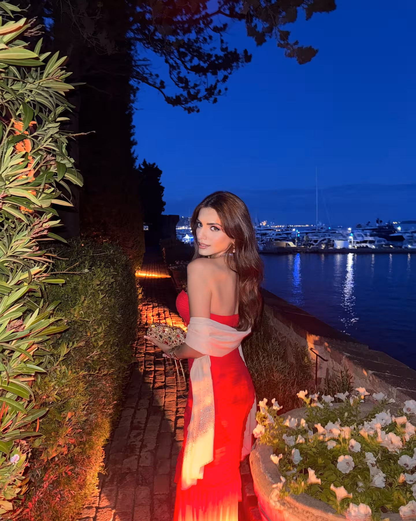 Sukriti Kakar Stuns At Midnight In Cannes Celebrating Love In Revolve Ensemble