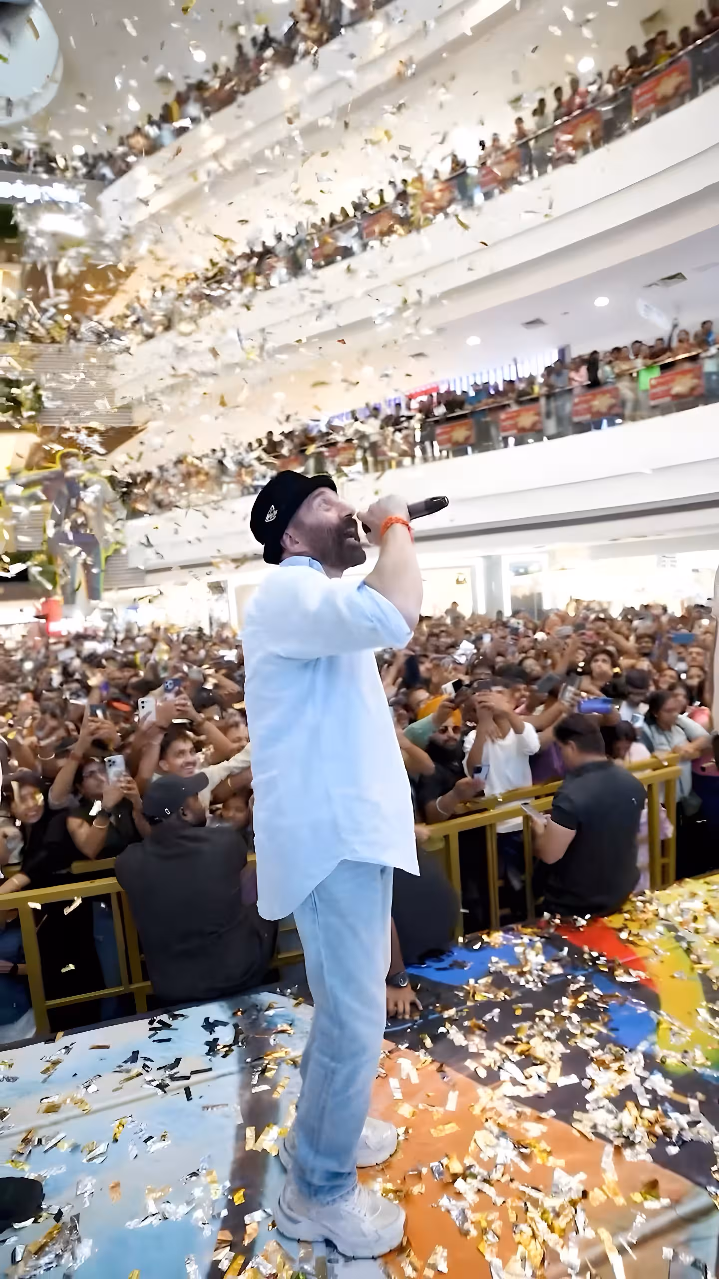 Fans enthralled by action superstar's nationwide tour. 