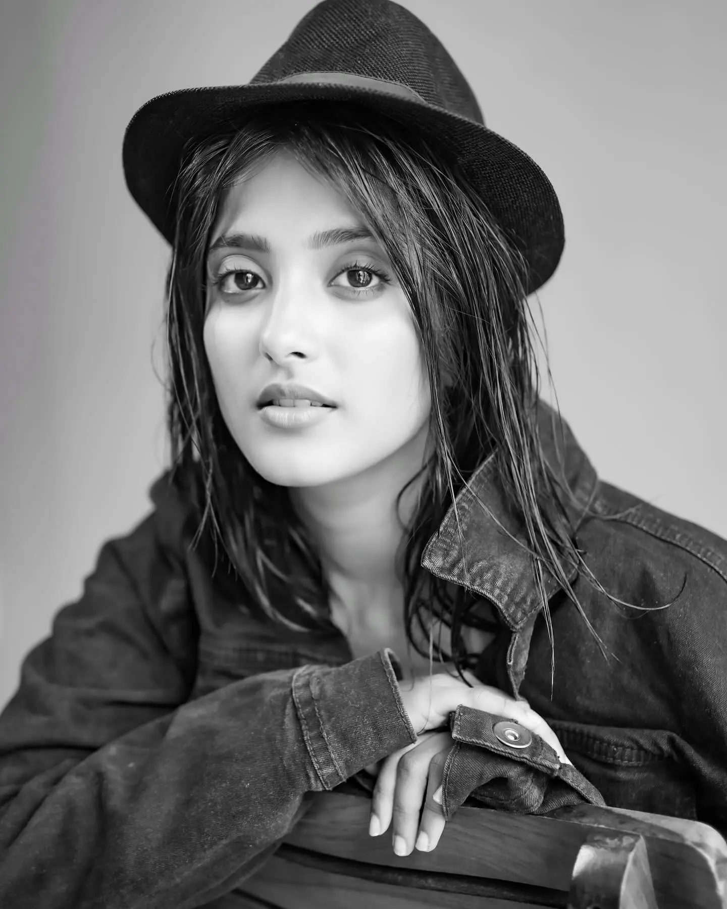 Ulka Gupta Strikes a Pose in a Bold Monochrome Photoshoot Actress captivates followers with a striking black-and-white look
