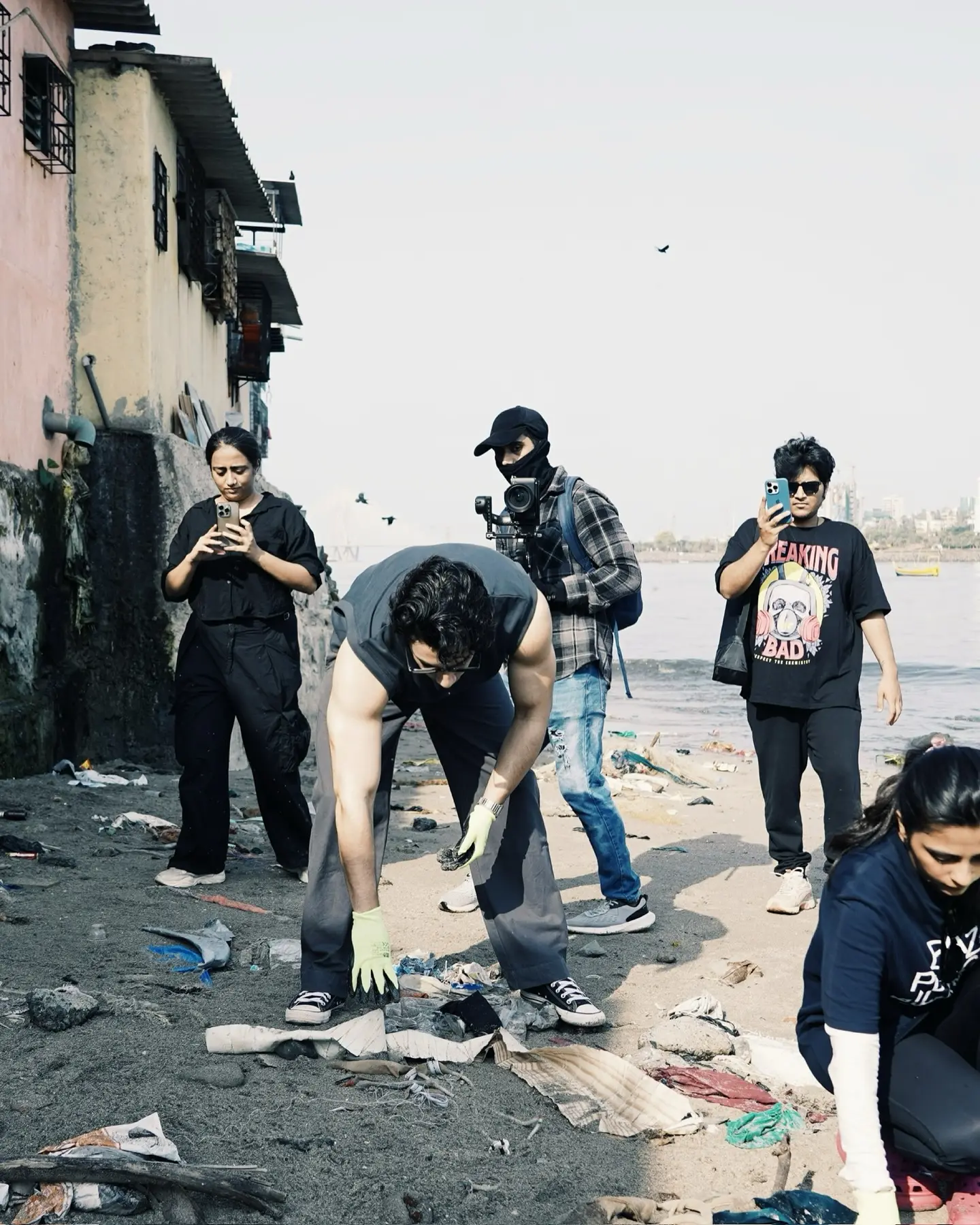 Vedang Raina Champions Beach Clean-Up Day