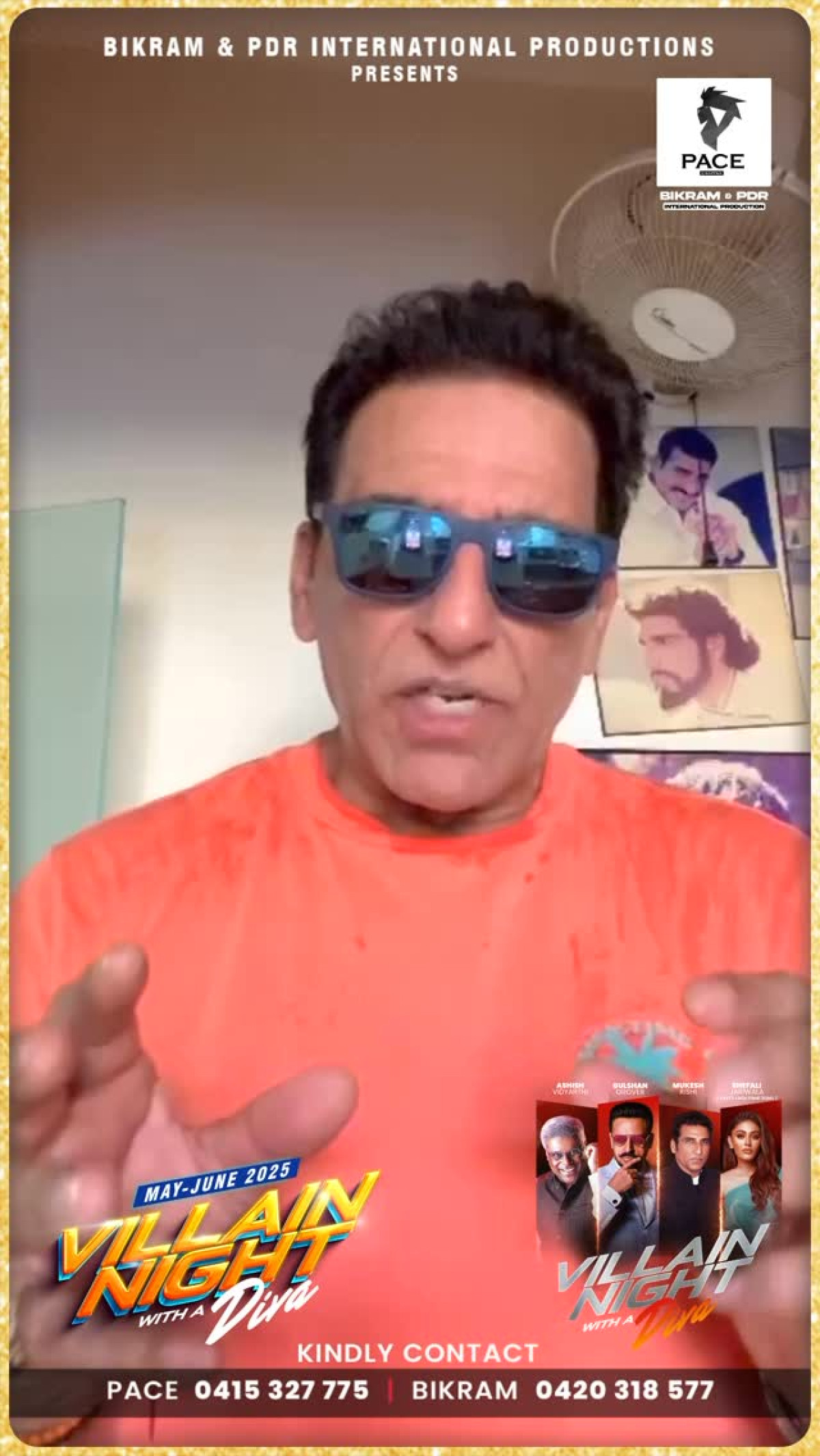 Villain Night Lights Up As Mukesh Rishi Drops Shout Video Legendary Bollywood villian all set to dazzle his fans in Australia.