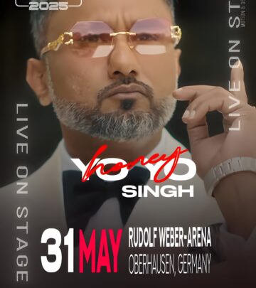 Yo Yo Honey Singh Set To Perform Live At Daf Bama Music Awards In Germany