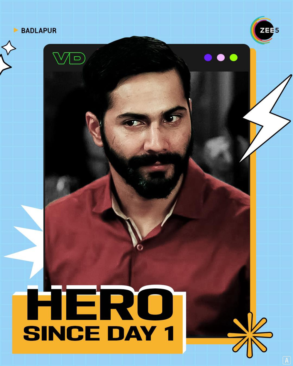 ZEE5 Celebrates Varun Dhawan With ‘Badlapur’ Birthday Shoutout Streaming platform honors actor's powerful performance in gritty thriller on his special day