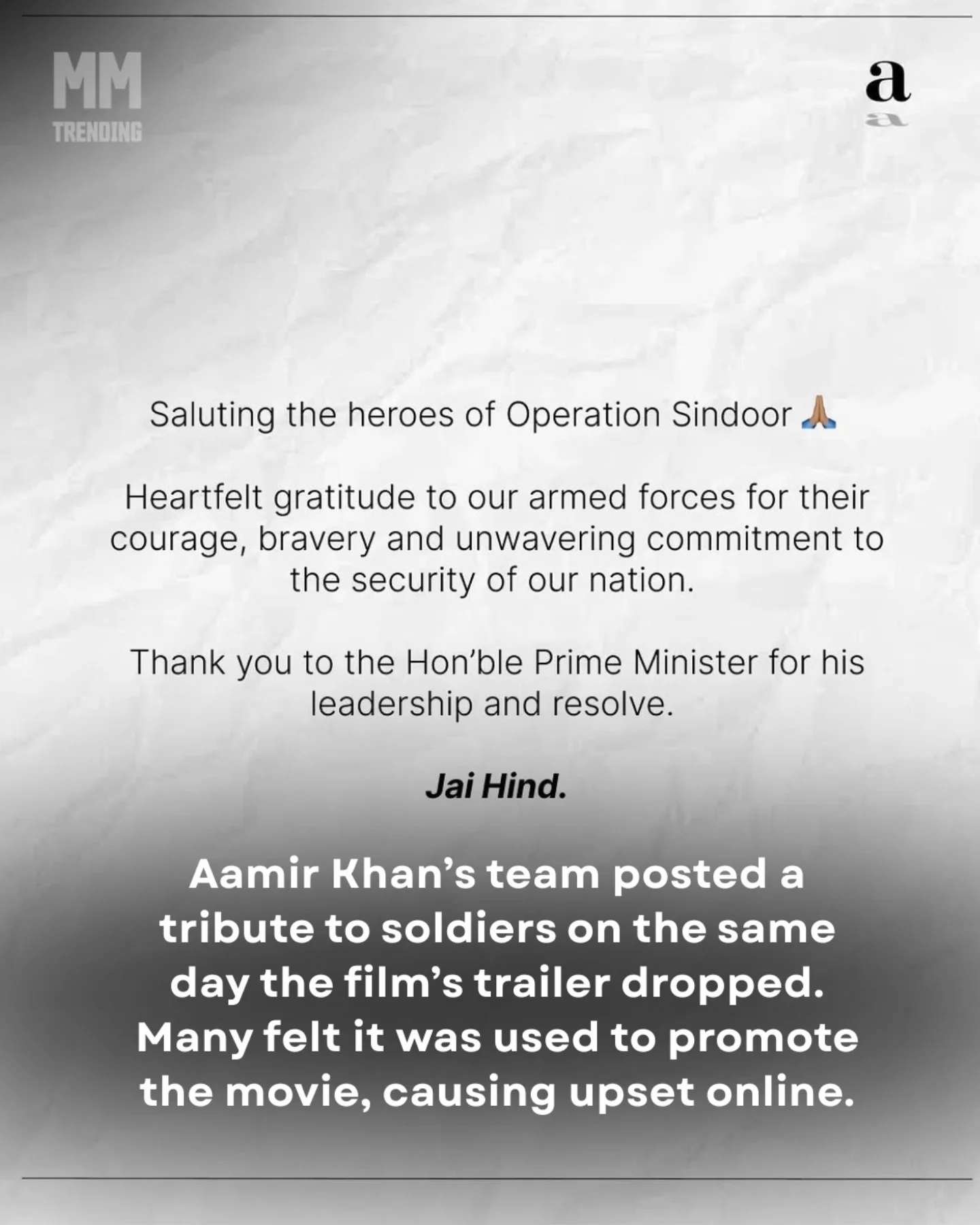Aamir Khan Faces Backlash Over Film Promo Timing