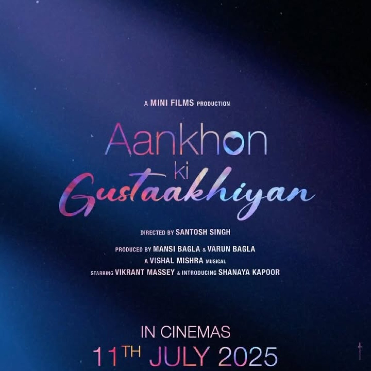 Step into a vibrant rain-soaked romance as Vikrant Massey and Shanaya Kapoor light screen.