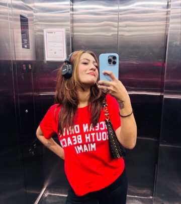 Aashika Bhatia Shines In Lift Mirror Selfies