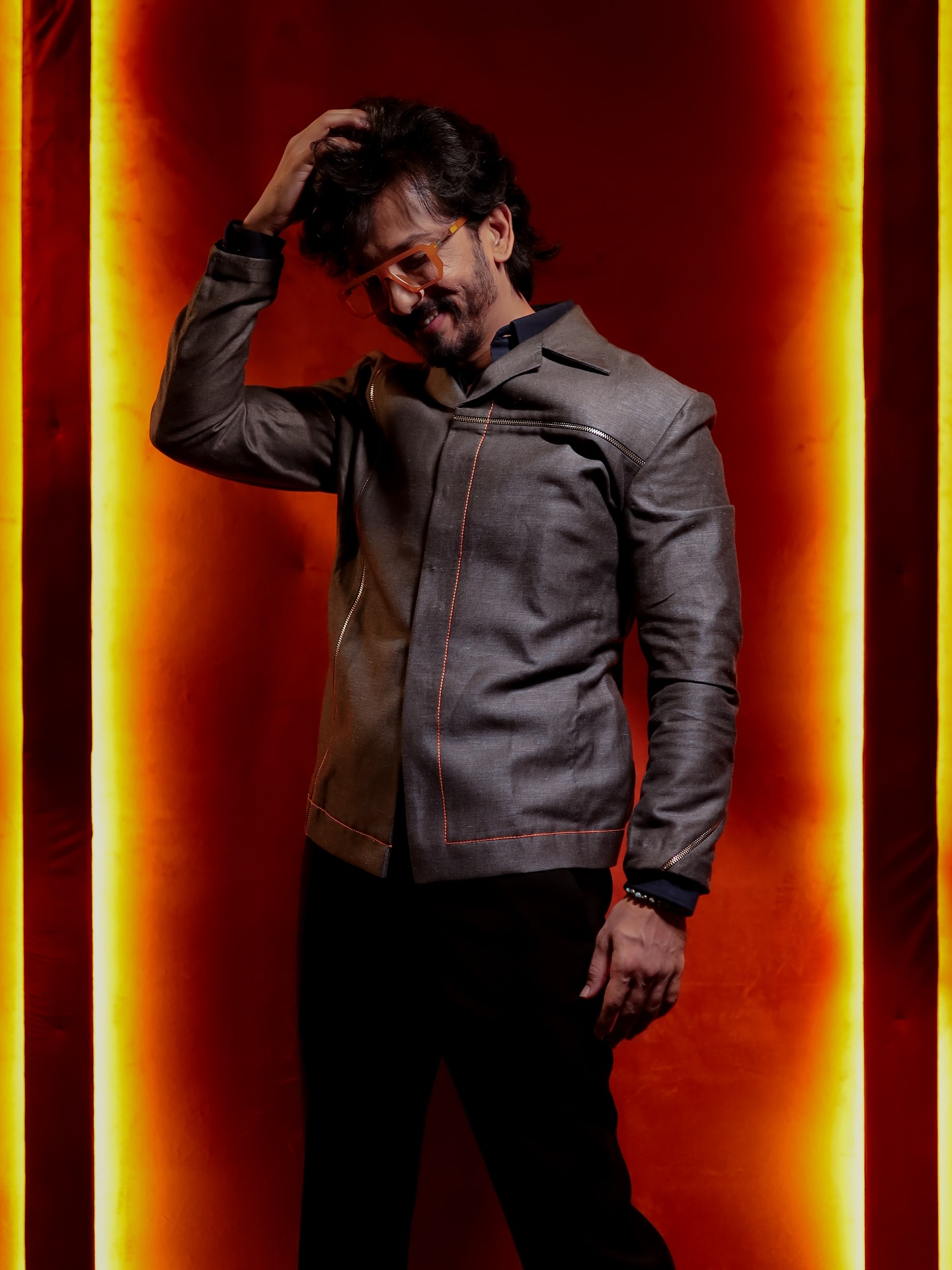 Recorded at Redbull Studios, the actor showcases unconventional style and powerful vibes!!