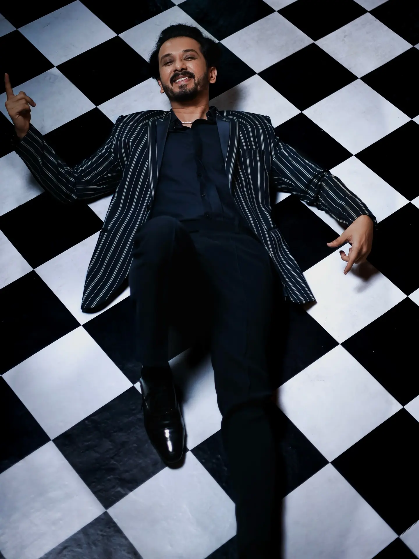 Abhijeet Khandkekar Unveils Checkered Style