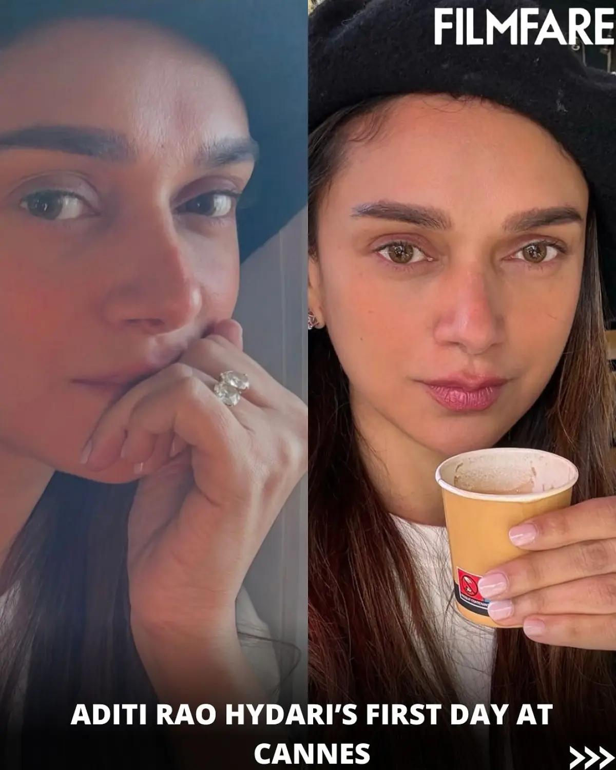Aditi Rao Hydari Arrives at Cannes 2025 Aditi lights up the French Riviera, setting a stylish tone with pre-event Cannes energy!!!
