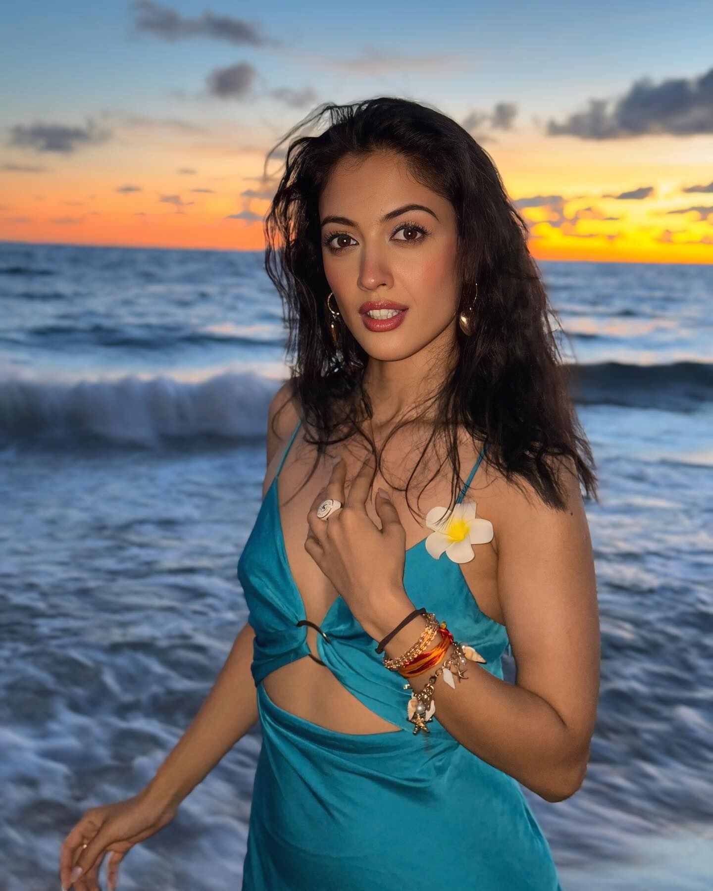 Actress Aditi Sharma embarks on a vibrant travel journey, capturing fleeting color moments