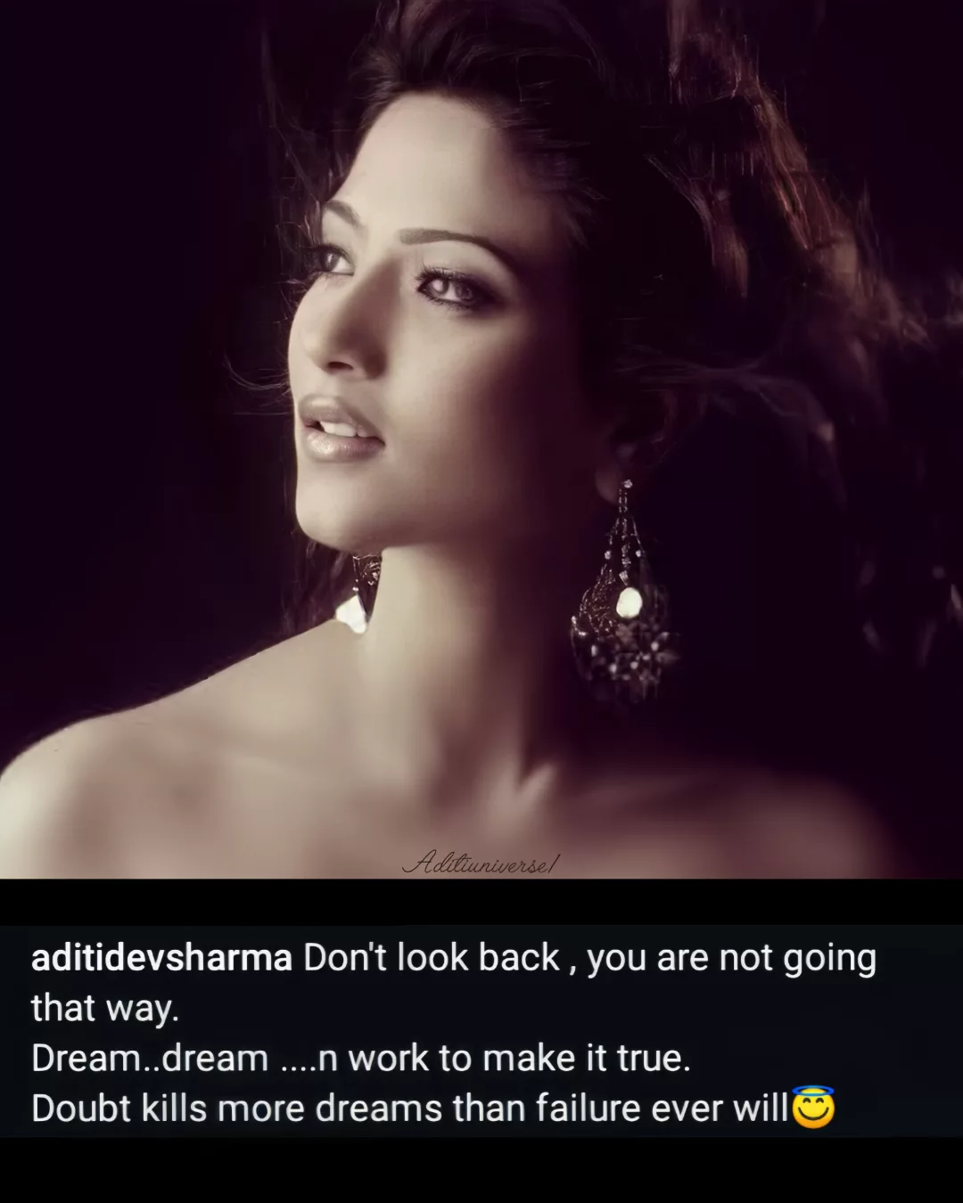 Aditi Sharma Sparks Motivation With Bold Message