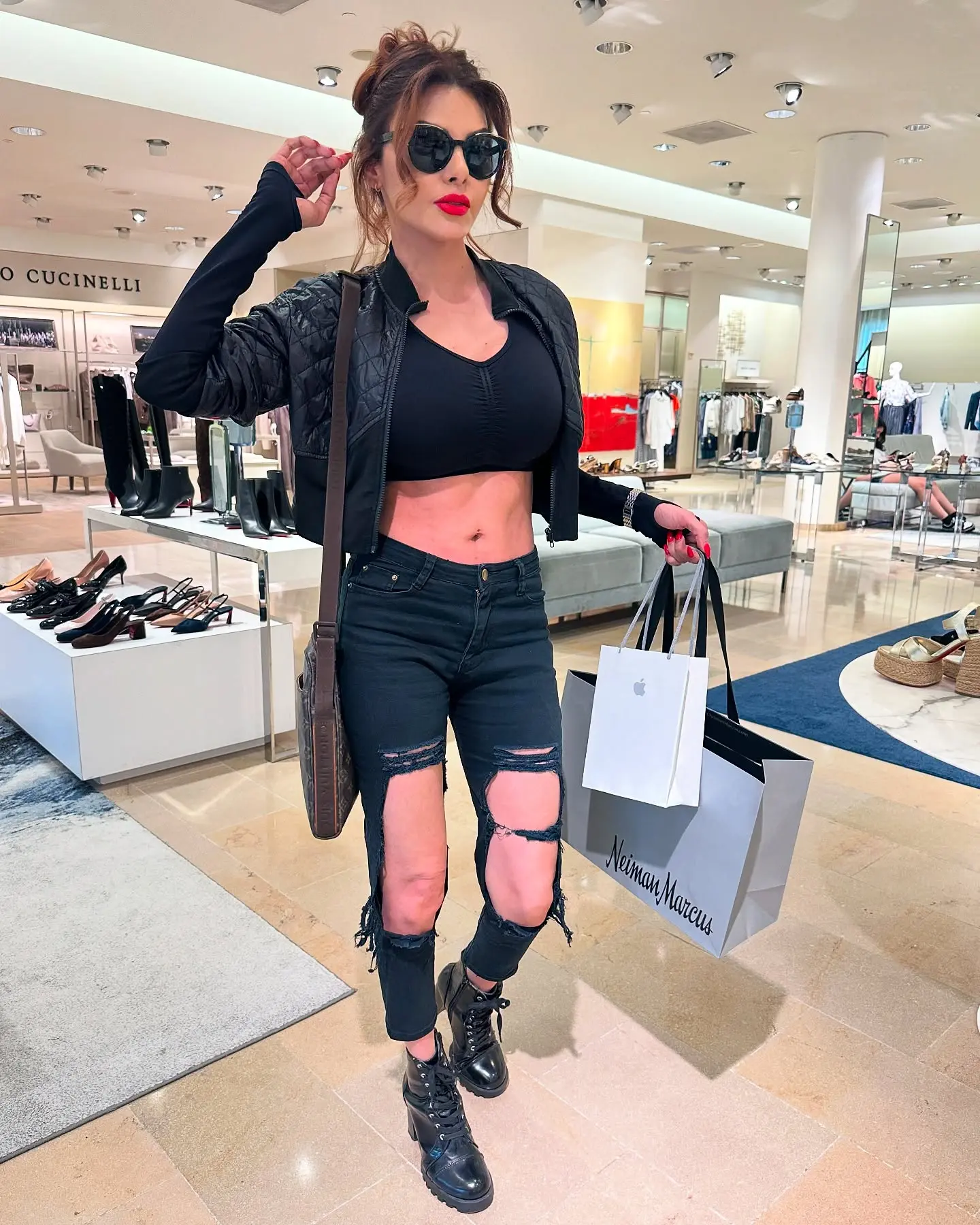 Admiring Shoes In Style