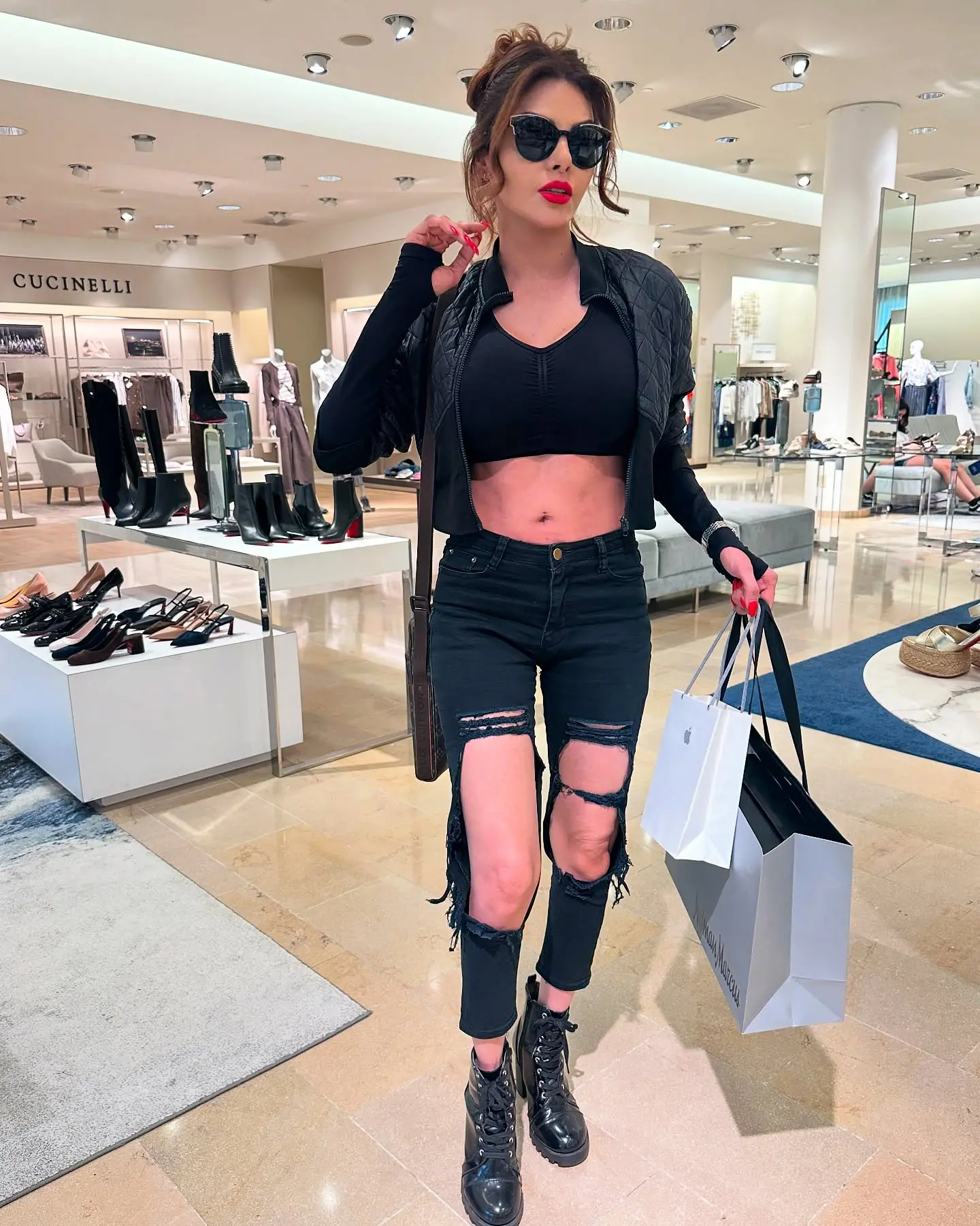 Admiring Shoes In Style