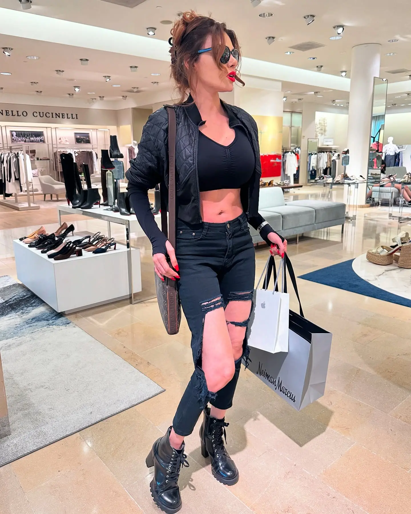 Admiring Shoes In Style