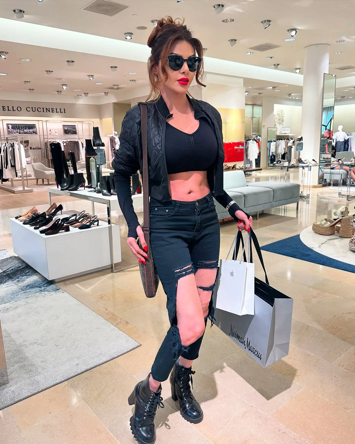 Admiring Shoes In Style