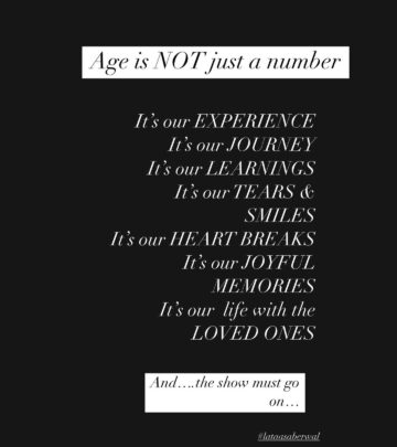 Age Is Not Just A Number