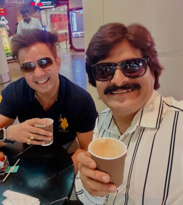 The renowned comedian meets fans with warmth, laughter and an invitation for a quick coffee.