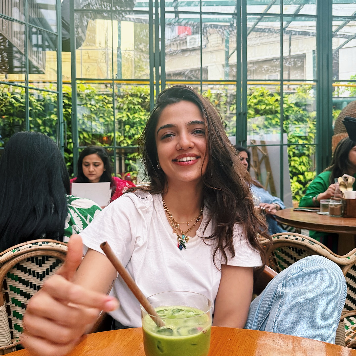 Ahsaas Channa’s Playful Matcha Moment Lights Up Instagram