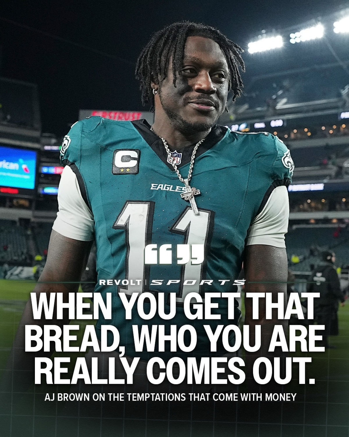 AJ Brown Opens Up On Fame And Money Pressure Pro athlete shares real-life insights on wealth, temptations, and the pressures of fame!!