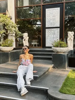 Celebrity lifestyle meets serene Goa vibes as yoga, cocktails and sun define the day.