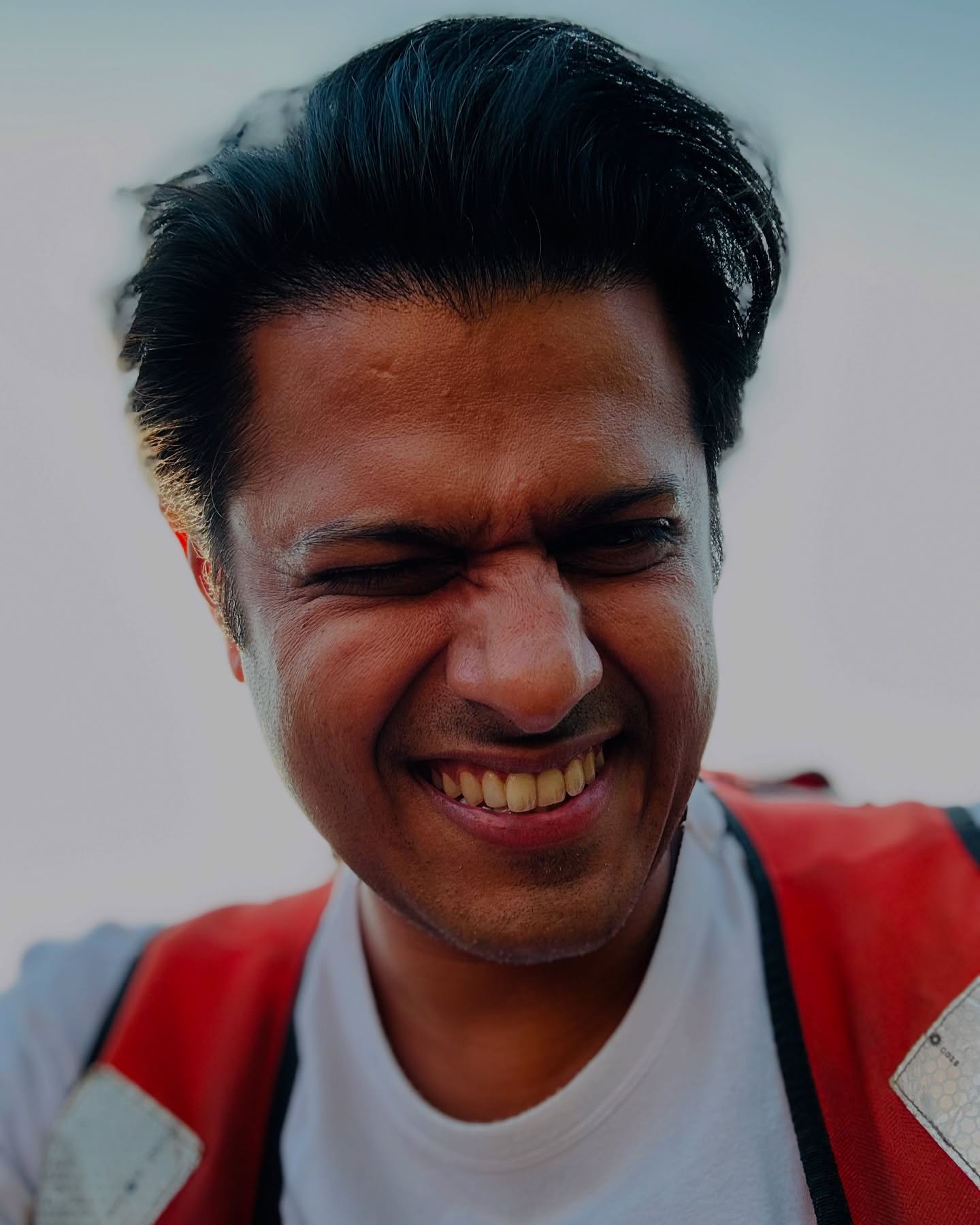 Iconic actor Neil Bhatt embraces the magic of dusk during a stunning sunset photo shoot.