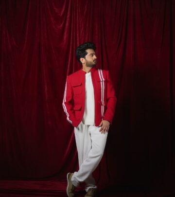 Amey Wagh Unveils Bold Red Alert Look