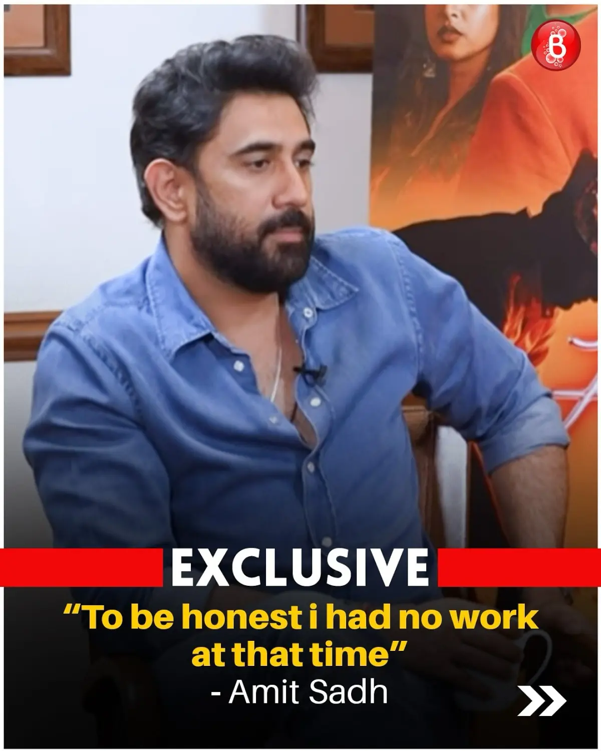 Amit Sadh Reveals New Project Motivation Bollywood scoop: Amit Sadh discusses what inspired his choice for a new role - exclusive!