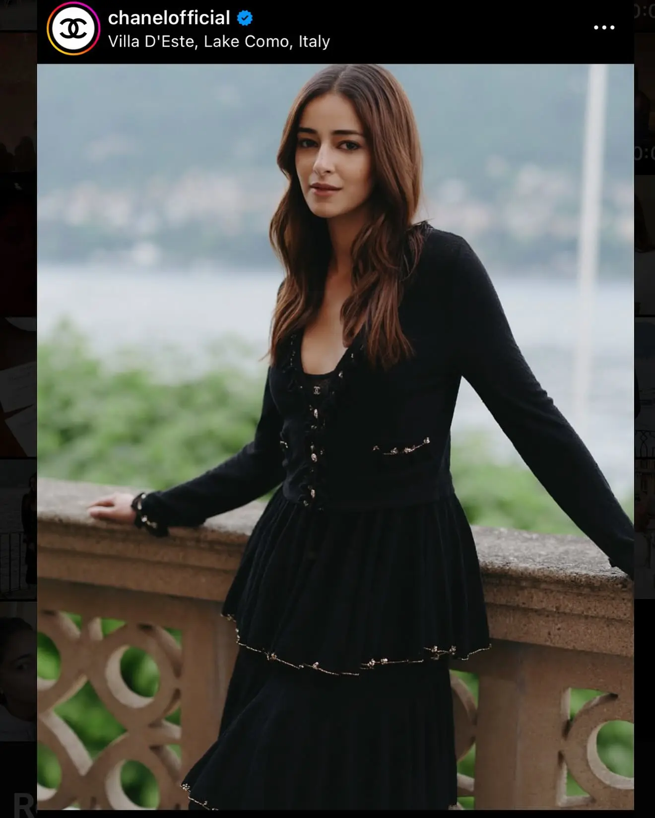Ananya Panday Captures Iconic Lago Di Como Moments With Chanel