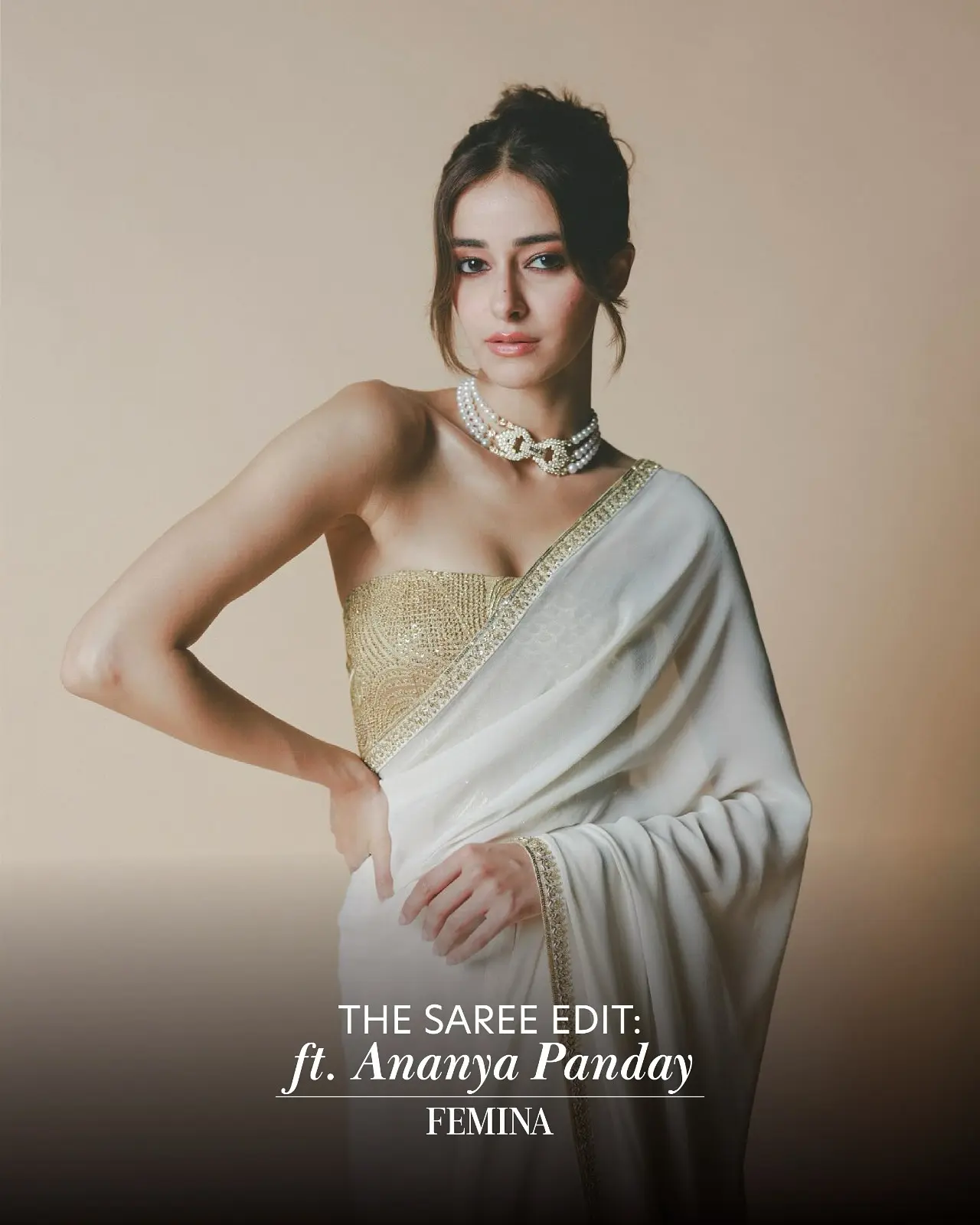 Ananya Panday Stuns in Ethnic Saree Looks Femina lauds her chic saree looks as Ananya Panday redefines ethnic elegance effortlessly!