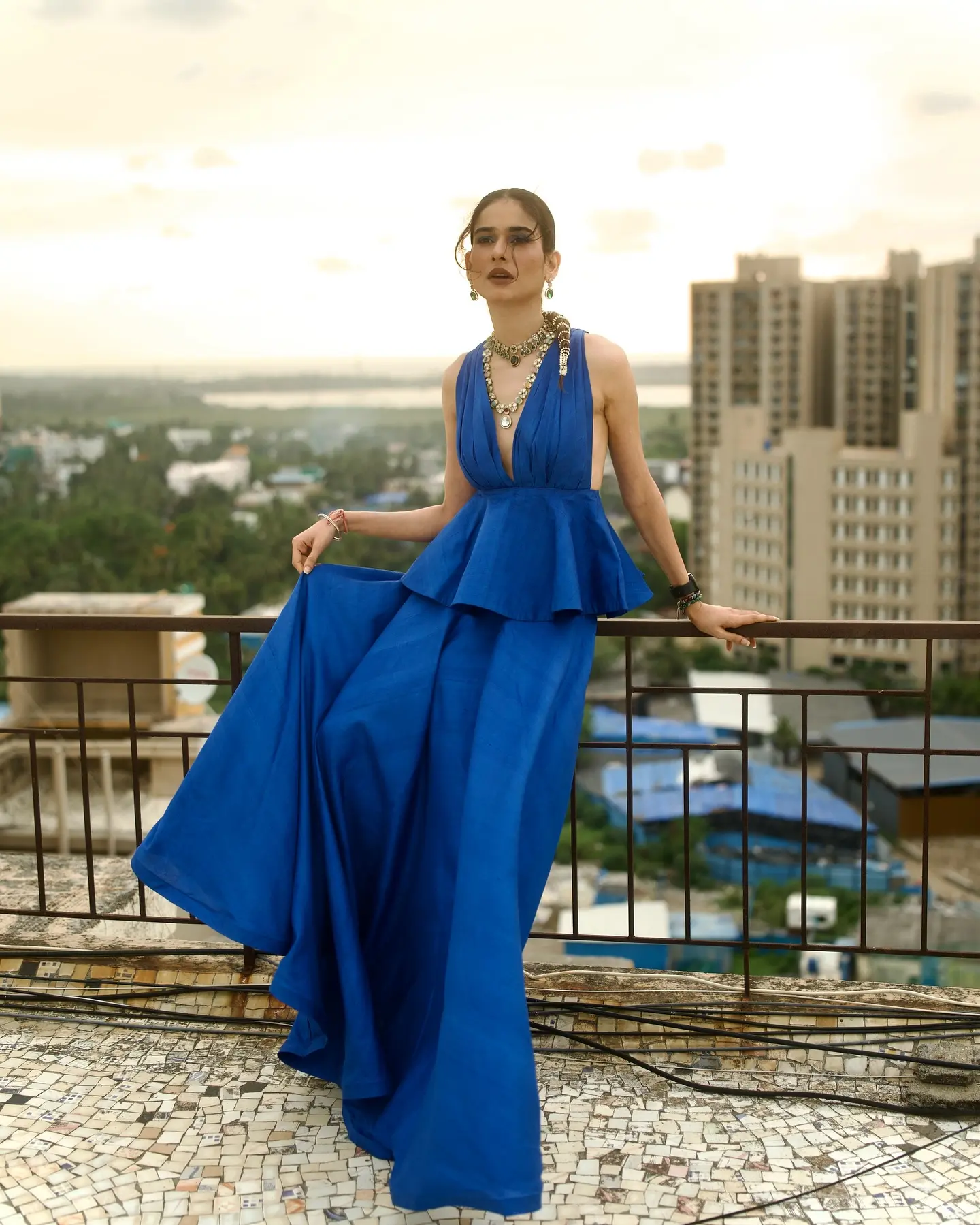 Aneri Vajani Stuns In Blue Photoshoot