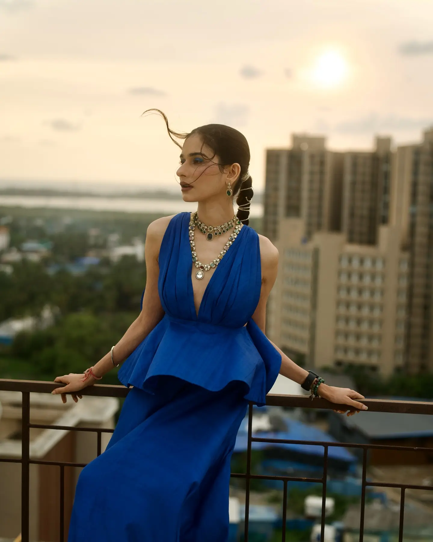 Aneri Vajani Stuns In Blue Photoshoot