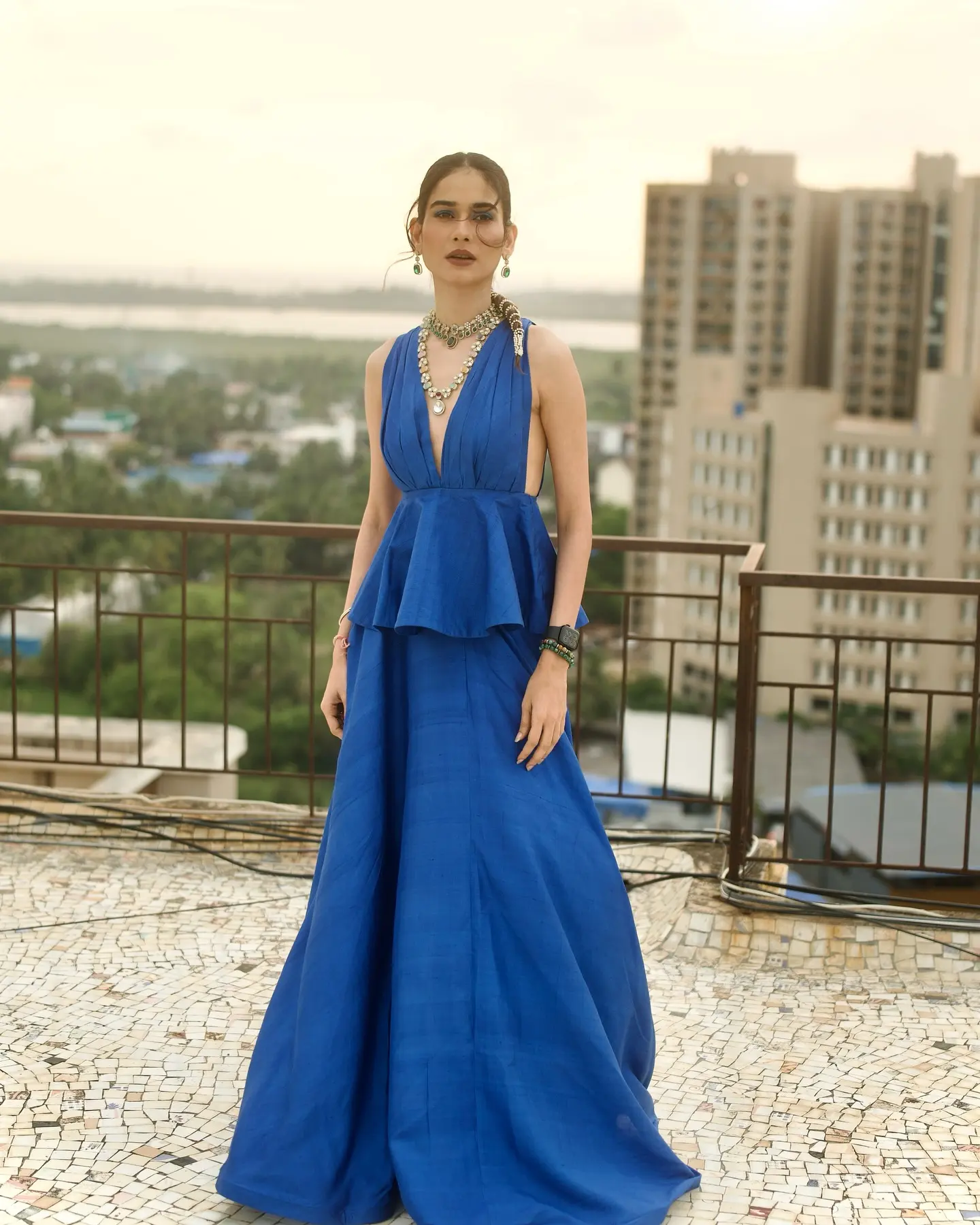 Aneri Vajani Stuns In Blue Photoshoot